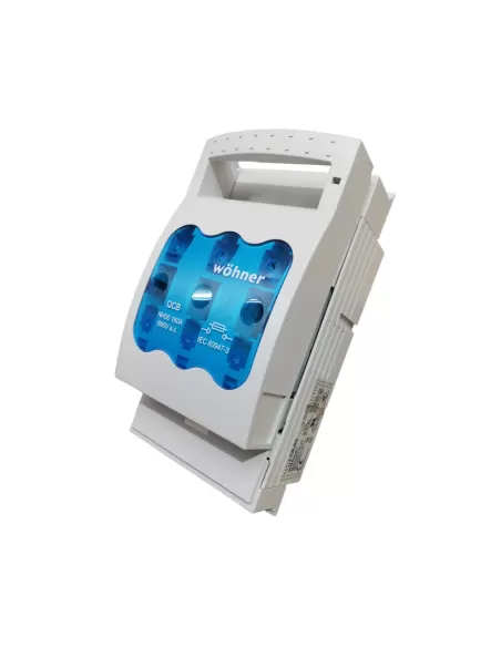 Wohner 33200 NH00 base desconectadora para panel, tornillos m8